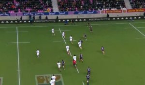 TOP 14 - Essai de Kylan HAMDAOUI (SFP) - Stade Français Paris - Stade Toulousain - J20 - Saison 2021/2022