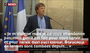 What’s up ? Nicolas Hulot : Ses larmes lors de la passation de pouvoir !