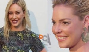 Exclu vidéo : Hilary Duff et Katherine Heigl les deux reines du happy face !