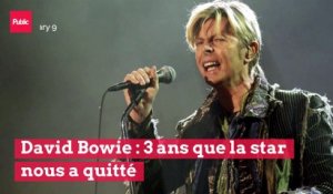 David Bowie : 3 ans que la star nous a quittés