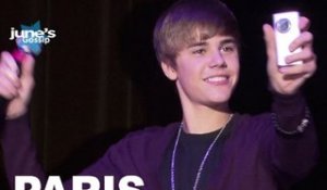 Pour la sortie de Never Say Never suivez Justin Bieber lors de sa venue à Paris !