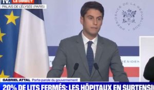 Gabriel Attal sur la surtension des hôpitaux: "Il y a un impact dû à l'épidémie" avec la "suspension" de lits en chambres doubles (BFMTV)