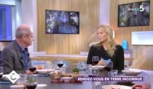"C à Vous" (France 5) : Estelle Lefébure raconte les difficultés rencontrées dans "Rendez-vous en terre inconnue"