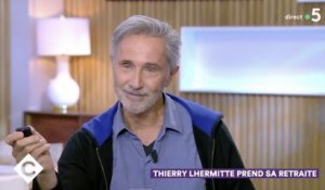C à vous : Thierry Lhermitte gêné face à Isabelle Huppert