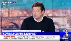 "La culture souffre", regrette Patrick Bruel (BFMTV)