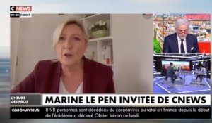 "Vos propos sont scandaleux" : vive altercation en direct entre Marine Le Pen et Pascal Praud