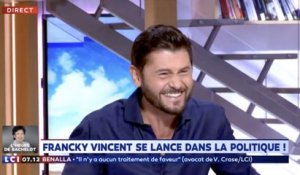 Fou rire dans la matinale de LCI sur Francky Vincent