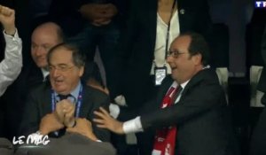 Hollande en tribunes