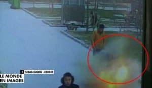 Le zapping du 17/02 : un enfant propulsé en l’air par l’explosion de pétards
