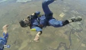 Le zapping du 03/03 : Saut en parachute : il réchappe à la mort de peu !