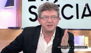 Anne-Sophie Lapix recadre Jean-Luc Mélanchon