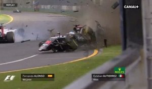 Alonzo et son crash en F1