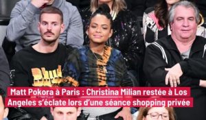 Matt Pokora à Paris : sa chérie Christina Milian restée à Los Angeles s’éclate lors d’une séance shopping privée