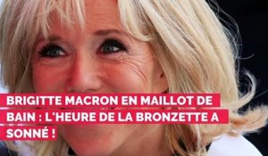 Brigitte Macron en maillot de bain : l'heure de la bronzette a sonné !