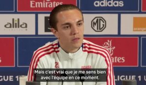 OL - Caqueret : "L'Équipe de France me fait rêver"