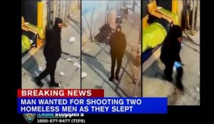 Etats-Unis: Un appel à témoins lancé par la police new-yorkaise afin de retrouver un individu qui a attaqué par arme à feu deux sans-abri