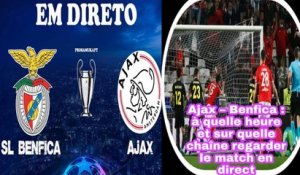 Ajax – Benfica: À Quelle Heure Et Sur Quelle Chaîne Regarder Le Match En Direct - Foot 2022