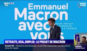 Présidentielle 2022: Emmanuel Macron a présenté son programme