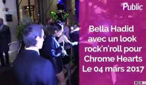 Vidéo : Bella Hadid : En mode princesse ou rock' n' roll, les Parisiens l'adorent !