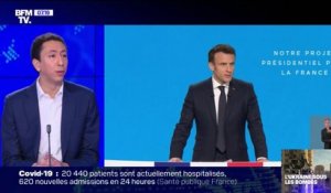 Emmanuel Macron "nous dit aujourd'hui l'inverse de ce qu'il a fait pendant 5 ans": le porte-parole de Valérie Pécresse pointe "cinq années d'immobilisme sur des sujets essentiels"