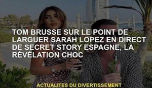 Tom Bruce est sur le point de retirer Sarah Lopez de l'histoire secrète de l'Espagne, révélation cho