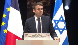 Emmanuel Macron: "L'antisémitisme et l'antisionisme sont les ennemis de notre République"