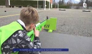 Reportage - Du biathlon au collège