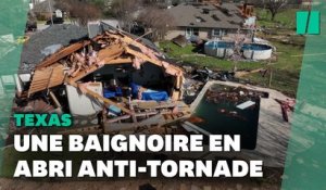 Ce couple du Texas a survécu à une tornade en se cachant dans leur baignoire