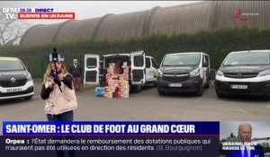 Le club de football de Saint-Omer envoie ses minibus à la frontière entre la Pologne et l'Ukraine