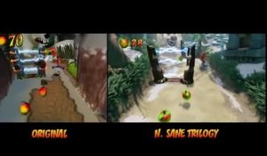 Crash Bandicoot NSane Trilogy - comparatif