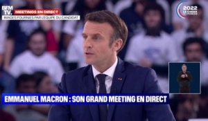 Emmanuel Macron fustige "les forces de division [...] qui opposent les Français les uns aux autres"