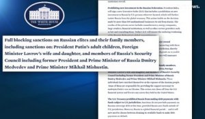 Les filles de Vladimir Poutine visées par des sanctions américaines