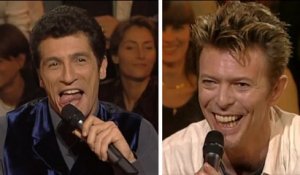 Quand Nagui se faisait vanner par David Bowie dans Taratata