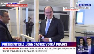 Présidentielle: le Premier ministre Jean Castex vote à Prades