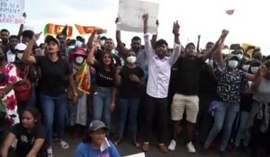 Sri Lanka : manifestation contre le président Rajapaksa