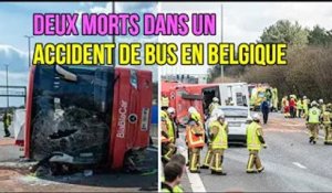 Deux morts dans un accident de bus en Belgique