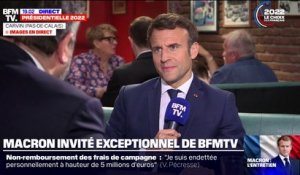 Emmanuel Macron, sur sa qualification au second tour: "C’est un signe de confiance"