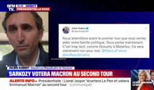Julien Aubert (LR): "Nicolas Sarkozy veut une grande recomposition avec LaREM, la réponse est non"