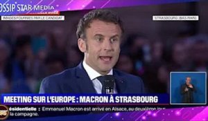 "Macron, rends l'ISF !" : le meeting du candidat-président à Strasbourg perturbé par des militants (