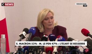 L'écart se resserre entre Emmanuel Macron et Marine Le Pen