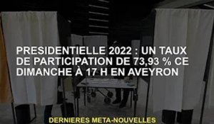 Président 2022 : 73,93% de participation ce dimanche à 17h en Aveyron