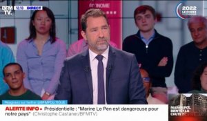 Christophe Castaner est "convaincu que les jeunes sauront faire le bon choix" entre Emmanuel Macron et Marine Le Pen