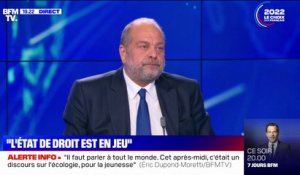 Éric Dupond-Moretti: "Marine Le Pen est liée avec la Russie"