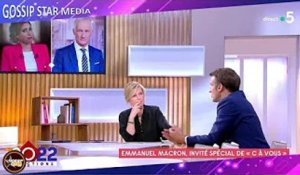 Anne-Sophie Lapix recalée par Emmanuel Macron ? Il dément formellement et s'en prend à Marine Le Pen