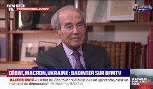 Robert Badinter: "Je voterai pour Emmanuel Macron sans hésiter une seconde"