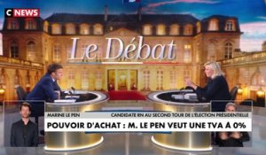 Pouvoir d'achat : Marine Le Pen veut une TVA à 0%