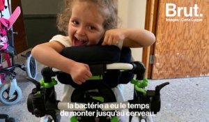 E.coli : le quotidien de Giulia, 4 ans, handicapée à plus de 80 %