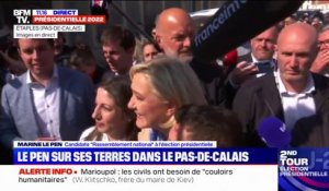 Marine Le Pen à propos du rétropédalage d'Emmanuel Macron sur l'AAH: "Je n'ai pas confiance en lui"