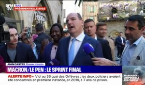 Jean Castex aux côtés d'Emmanuel Macron à Figeac: "Il faut se battre jusqu'au dernier moment"
