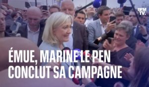 Marine Le Pen conclut sa campagne en remerciant ses soutiens